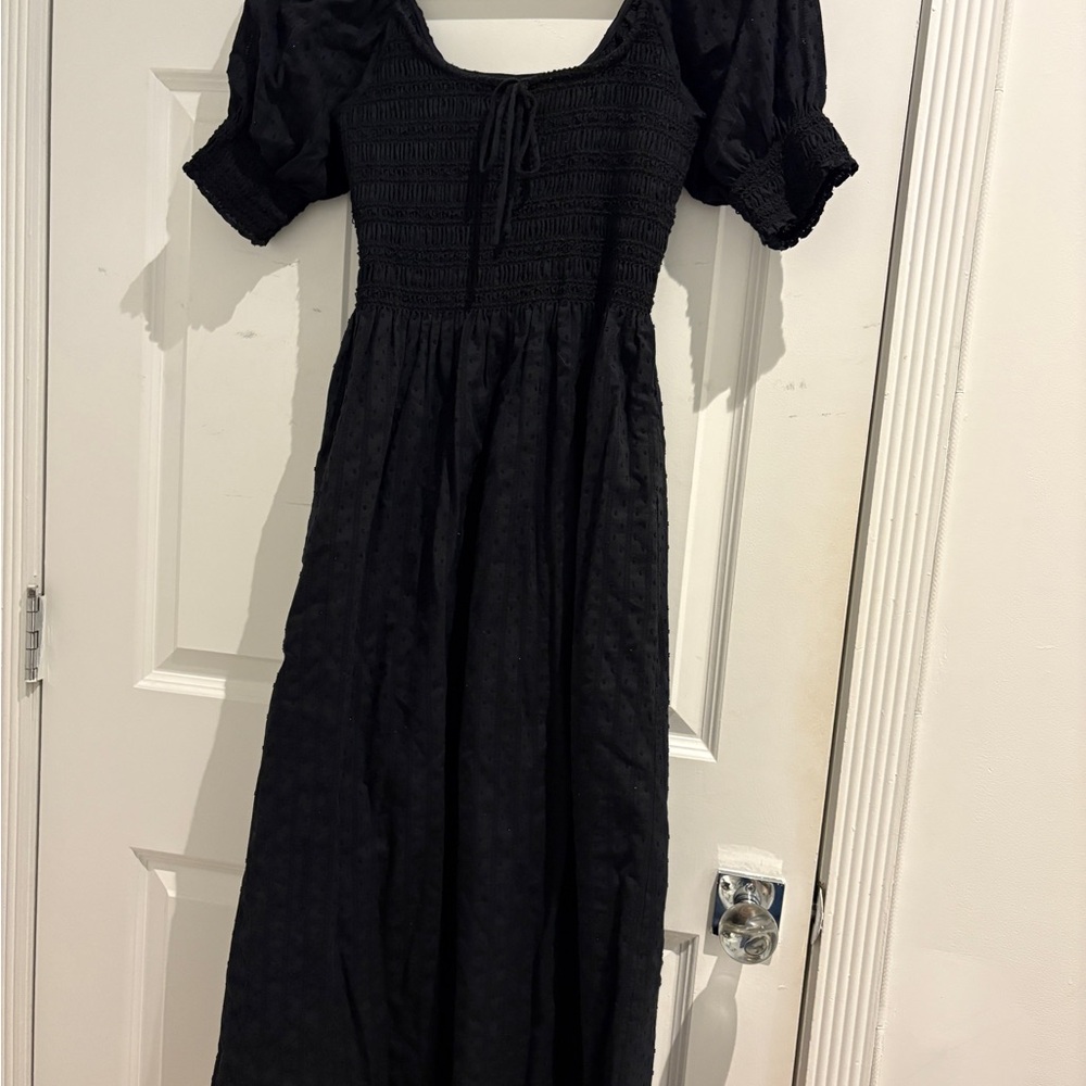 Hill House Black Midi Dress